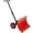 Red Spade+Black Pole+Red Wheels, variant on Accreate Heavy Duty Snow Shovel with Wheels for Driveway, 29" Angled Blade Snow Pusher, Back Saver Snow Plow for Sidewalk/Doorway