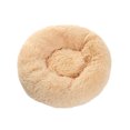 thumbnail image 1 of Ruiboury Double Remplissage Coton Fourrure Surface - Élasticité Tapis Rond Abricot S(40*40), 1 of 6
