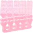 thumbnail image 1 of BRIGHTFUFU 40pcs esponja suave espuma de uñas separadores de dedos de los pies herramientas de manicura pedicura del arte del clavo (rosa), 1 of 7