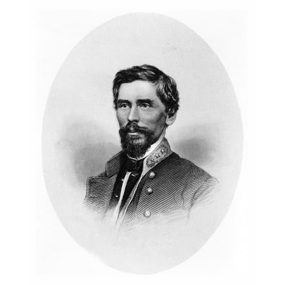 Print: Maj. General Patrick R. Cleburne, Head-And-Shoulders Portrait