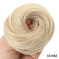 thumbnail image 1 of Peinado recogido tipo moño despeinado con cabello 100% natural, coleta, coletero, moño rizado natural, postizo con goma elástica para mujer., 1 of 1