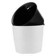 thumbnail image 6 of ZEONHAK 5 Pack 6 x 7 Inch White Self Watering Planter with Level Indicators, Round Plastic Self Watering Pots for Soil Planting, Flowers, Succulent, 6 of 6