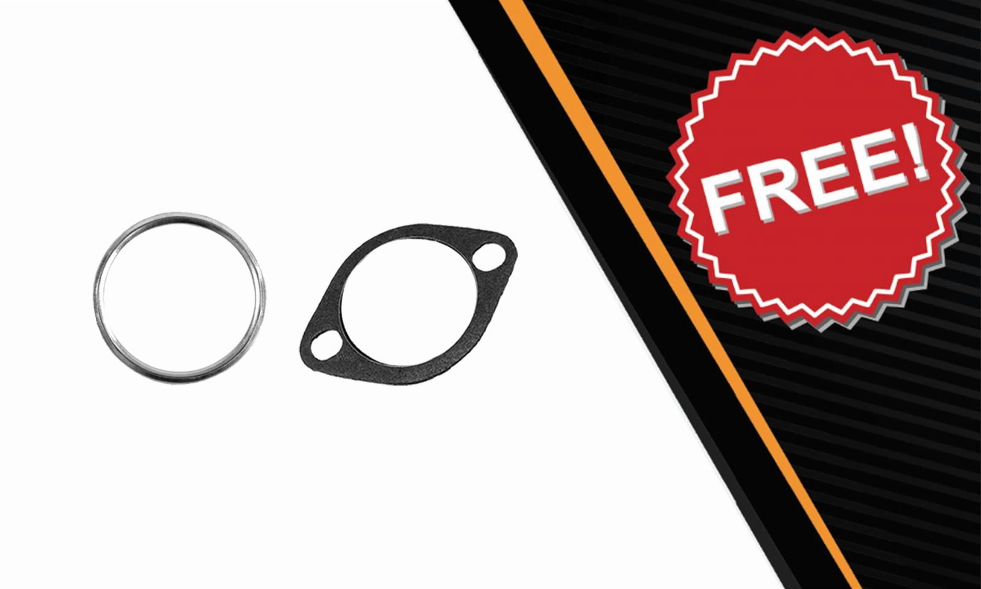 Northeastern Exhaust | Stainless Steel Exhaust Front Flex Pipe Fits 2014–2019 Nissan Rogue 2.5L | Includes Gaskets | Direct-Fit Replacement