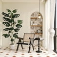 thumbnail image 1 of 6FT Realistic Artificial Monstera Deliciosa Plant in Pot - UV Resistant Bendable Stems - Weighted Ceramic Base - Zero Maintenance Faux Floor Tree - Color: 6FT, 1 of 8