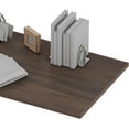 thumbnail image 4 of Soges 47 inches Computer Desk Wood Office Desk with Metal Legs, Black Walnut, 4 of 7