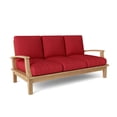 thumbnail image 3 of Anderson Teak Brianna Contemporary Teak Deep Seating Sofa w/ Cushion in Natural, 3 of 10