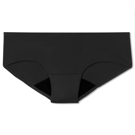 Ruby Love Women's Teen Period Underwear Panty -  Hipster in Black, size YXS