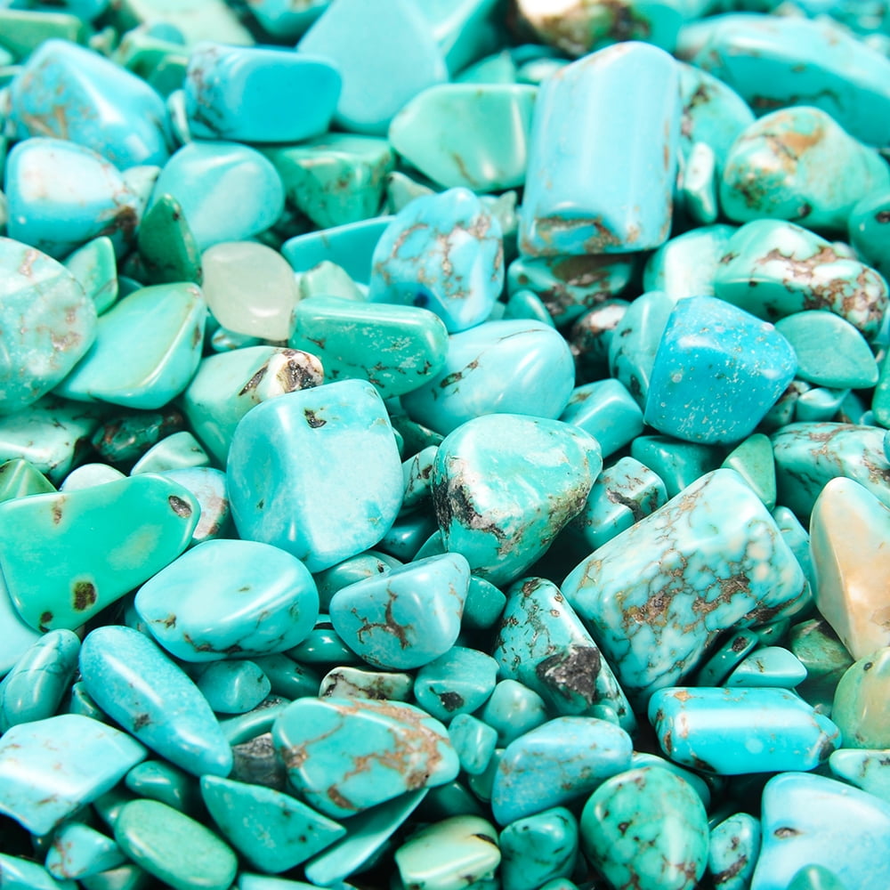 Giddyup! Buck's Blue/Green Decorative Tumbled Chips, 1 Bag