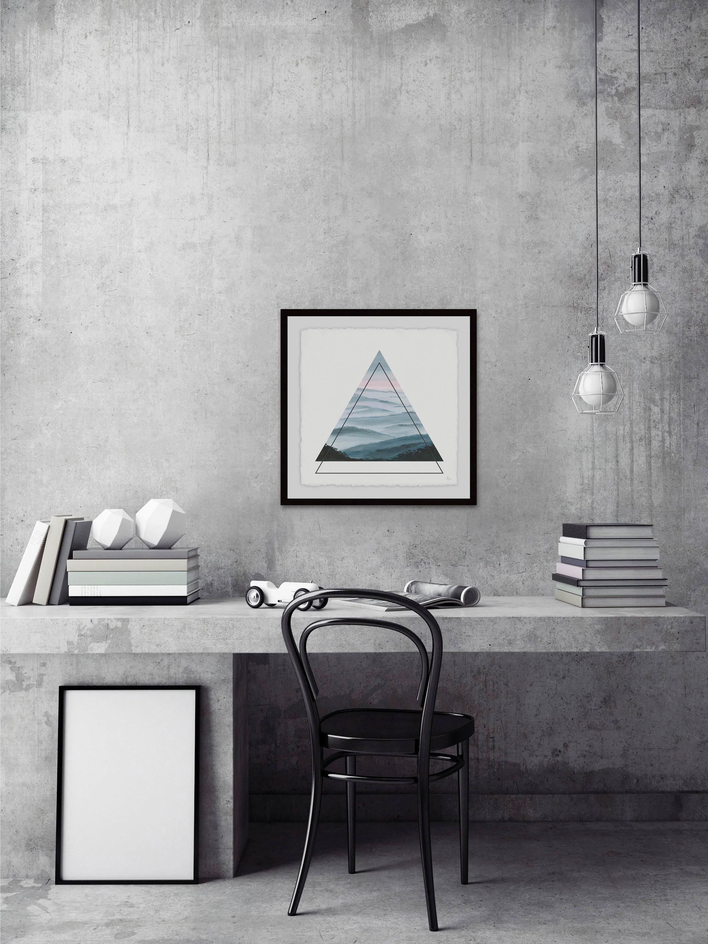 Into the Mist Framed Painting Print