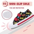 thumbnail image 4 of FUNCOO PLUS Toddler Kids Light Up Sneakers Boys Canvas Shoes, Racing Car, Size 1, 4 of 6