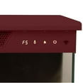 thumbnail image 5 of Modern Ember 24″ 3-Sided Electric Fireplace Stove Heater, Ruby Finish, 5 of 9