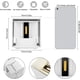 thumbnail image 5 of apliques de pared para interior y exterior, ángulo de haz ajustable, aplique de pared LED con carcasa de aluminio, diseño superior e inferior, aplique de pared impermeable IP65 (luz blanca), 5 of 5