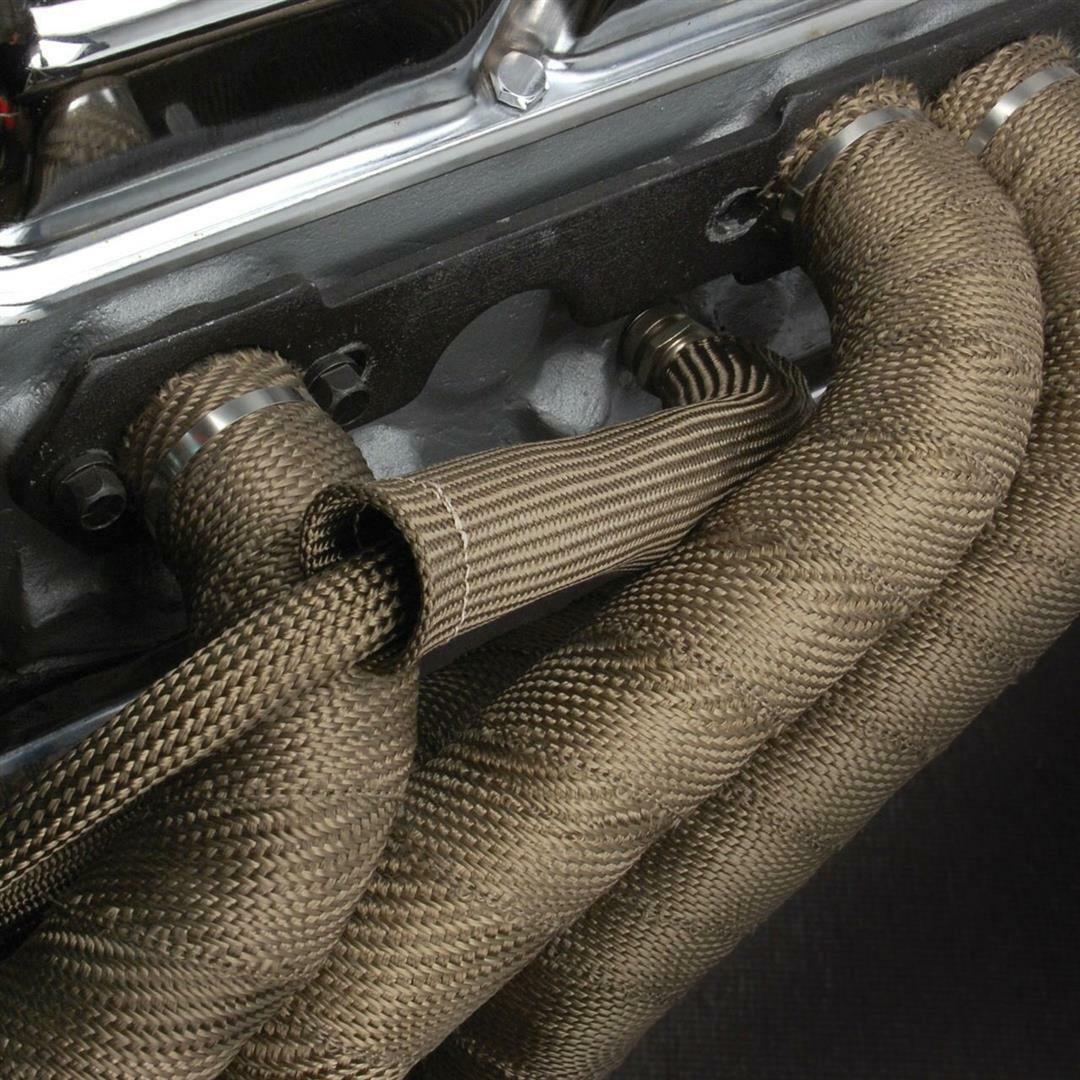 Design Engineering 010127 Titanium 2" x 50' Exhaust Heat Wrap with LR Technology - image 3 of 7