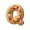 Q, variant on LEFXSMR Christmas Gingerbread Letter Ornaments, 3.1" Alphabet Initial Ornaments, Letters Christmas Tree Decorations DIY Decor Party Gifts