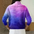 thumbnail image 5 of Dwralegc Sweaters for Women 2025 Casual Multicolor Cowl Neck Knit Clothes Long Sleeve Pullover Jumper Fashion Winter Spring Sweater Purple XL, 5 of 5