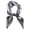 Grey, variant on YUEHUA Bandana Travel Scarf Women Lightweight Satin Square Silk Head Wrap Hair Scarf Neck Scarves Paisley