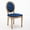 Blue, variant on AOOWOW French Country Velvet Dining Chairs Set of 2 Upholstered Dining Room Chairs with Round Back and Wood Legs