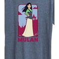 thumbnail image 3 of Disney Princess - Mulan Full Body Portrait - Women's Short Sleeve Graphic T-Shirt, 3 of 5