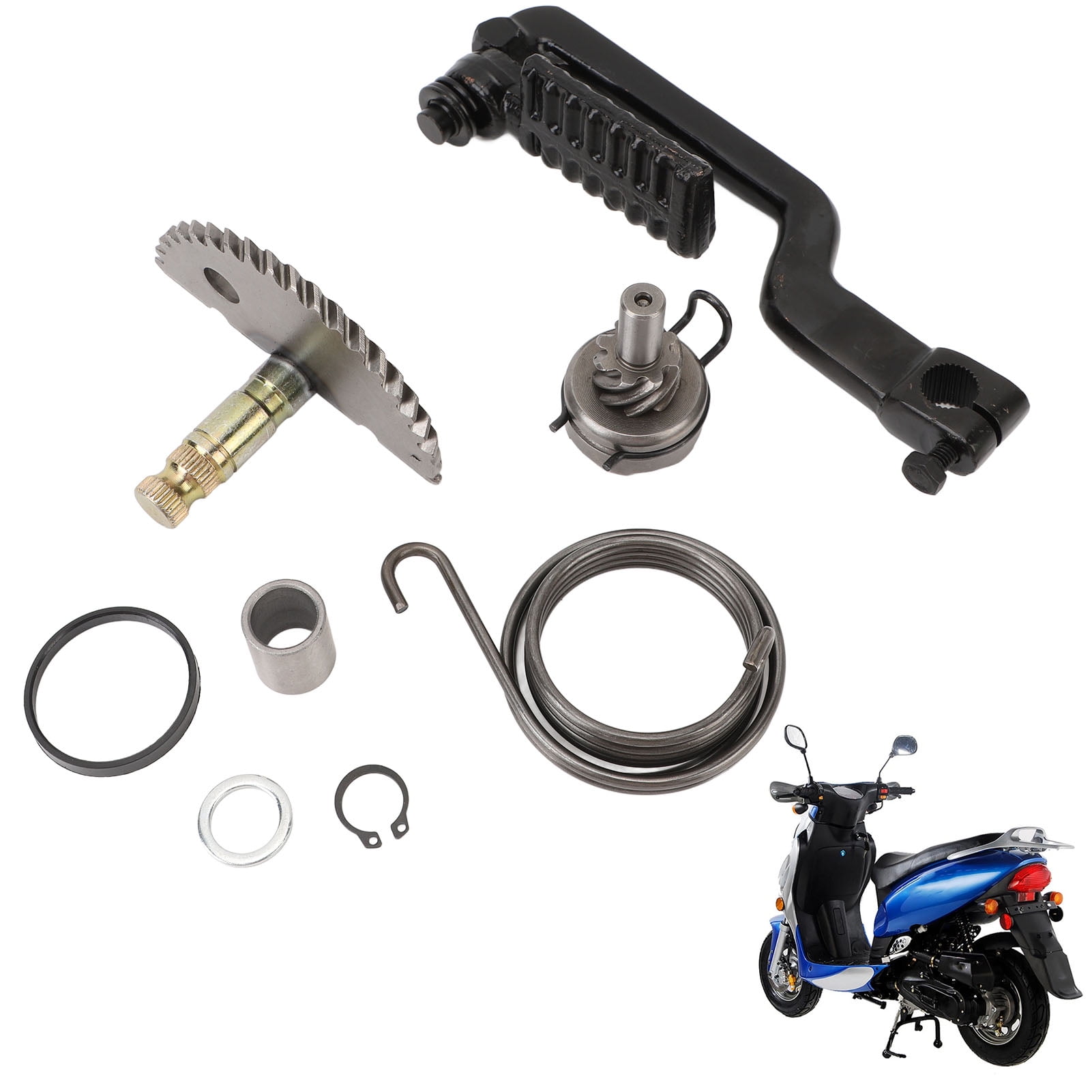 Kick Start Shaft Gear Lever Kit, Solid Construction Replacement