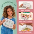 thumbnail image 5 of Bentgo Kids Prints Leak-Proof, 5-Compartment Bento-Style Kids Lunch Box - Ideal Portion Sizes for Ages 3-7, Durable, Drop-Proof, Dishwasher Safe, PFAS- & BPA-Free Materials (Nature Adventure), 5 of 9