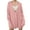 Pink, variant on Aayomet Long Cardigan Sweaters For Women Women's Cotton Shaker Stitch Deep V-Neck Sweater,Beige XL