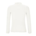 thumbnail image 4 of RMGVDSD Women's Turtleneck Long Sleeve Sweaters Autumn Winter Casual Basic Thermal Underwear Tops Solid Color Loose Knit Pullover Tops /White, 4 of 8