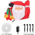 thumbnail image 5 of HTOOQ 5ft Christmas Inflatables Greeting Santa with Light, Christmas Blow Up Yard Decoration for Christmas Yard Decoration Outdoor and Indoor Inflatables 5FT, 5 of 5