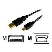 Cables Unlimited - USB cable - USB (M) to mini-USB Type B (M) - USB 2.0 - 6.6 ft - black
