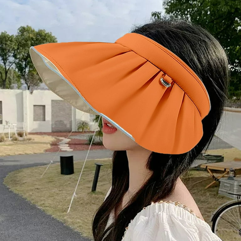 Ladies sun hat 55 60 cm Orange