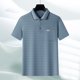 thumbnail image 1 of pstuiky camisetas de hombre, Camisa informal de manga corta con cuello vuelto, cómoda y lisa, para hombre camisetas de hombre xl, 1 of 5