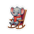 thumbnail image 4 of cartoon Elephant Theme Stickers, Waterproof Elephant Theme Sticker for Water Bottle Laptop Phone Cases Planner Skateboard Luggage Helmet Party Favor Decor, Ideal for Adults Teens Teacher Rewards, 4 of 9