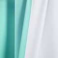 thumbnail image 4 of Lush Decor Mia Ombre 100% Blackout 84" x 38" Print Aqua 100% Polyester Metal Grommets Pair Window Panel, 4 of 6