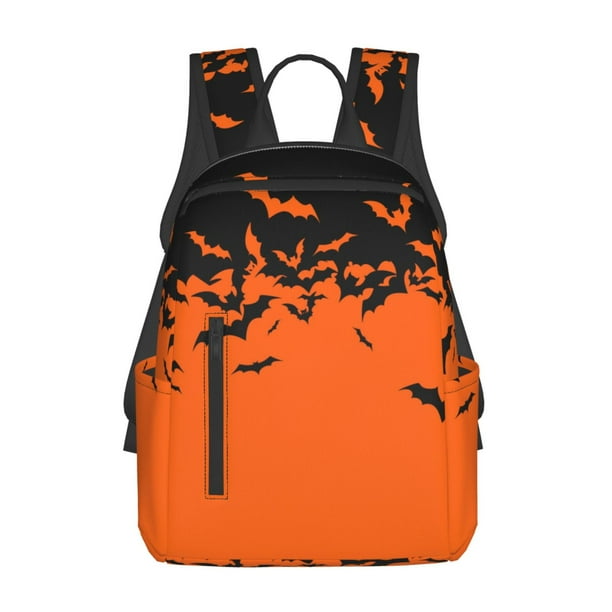 Easygdp Halloween With Black Bats para Easygdp Yak - Mochila Casual Ligera y Resistente para Viaje y Senderismo para Hombres y Mujeres