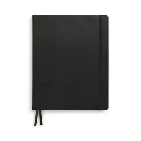 Large Flexible Cover Dotted Journal, Blk (TR54776)
