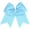 Carolina Blue, variant on Chixx Solid Plain Basic Cheer Dance Softball Bows - Bubblegum Pink