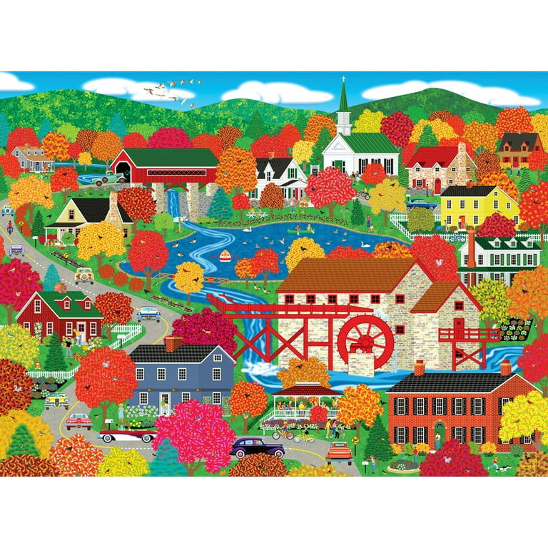 Cra-Z-Art Home Country 1000 Piece Jigsaw Puzzle - Old Mill