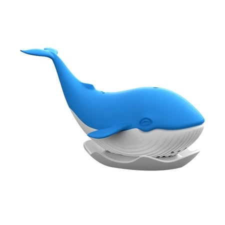 

LIHUA Cute Whale Design Silicone Tea Infuser Leaf Strainer Filter Diffuser Drink Tool