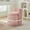 Pink, variant on Velvet Swivel Vanity Chair with Storage, Swivel Makeup Chair with Wave Back, No Assembly Small Accent Stool for Bedroom, Dressing, Living Room,White