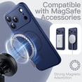 thumbnail image 3 of JETech Magnetic Silicone Case for iPhone 17 Pro, Compatible with MagSafe, Silky Touch (Dark Blue), 3 of 7