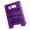 Purple, variant on 7829 AdorableSha--Shaped Plastic Hair Clip Strong Hold Lovely Party Hair Accessories Suitable For Various Hairstyles
