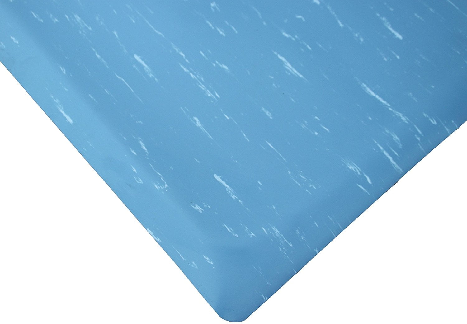 48" Wide, Rhino Mats, Marbleized Tile Top Antifatigue Mat, Blue, 7/8