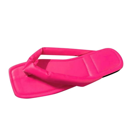 

Youmylove Women Slide Slippers Summer Flip-Flops Open Toe Casual Beach Shoes Flats Slippers Stylish Female Cozy Daily Walking
