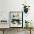 thumbnail image 5 of Winter Shoal II - Framed Print w/glass - Ocean Blue, 5 of 7