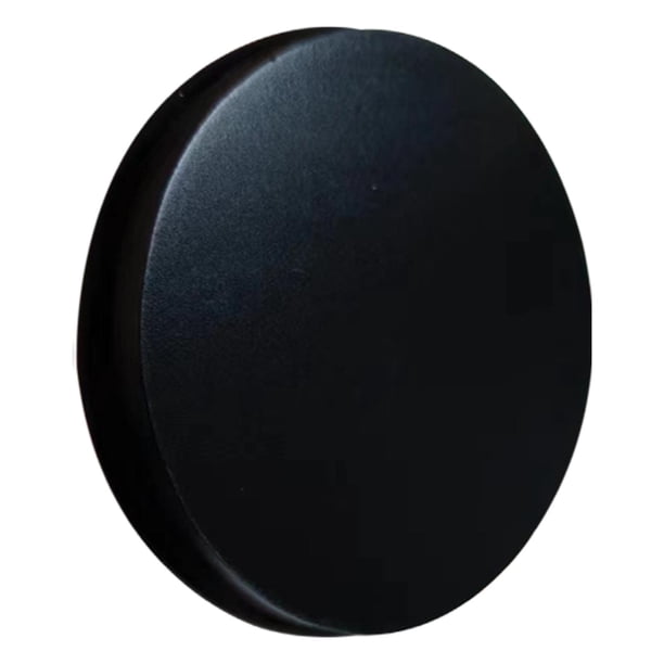 Soporte redondo de madera para figuras, duradero, para exhibir obras de arte. 10cm negro