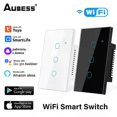thumbnail image 2 of Tuya US WiFi Smart Light Switch Neutral Wire Required 1/2/3/4 Gang Smart Home Switch Works With Smart Life APP Alexa Google Home, 2 of 5