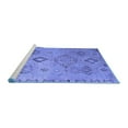 thumbnail image 2 of Ahgly Company Machine Washable Indoor Rectangle Persian Blue Traditional Area Rugs, 4' x 6', 2 of 4