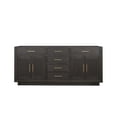 thumbnail image 3 of Abbey 72 in W x 22 in D Brown Oak Double Bath Vanity, 3 of 6