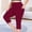 Wine, variant on ZUBKTE Plus Size Leggings for Women with Pockets-Stretchy XL-4XL Tummy Control High Waist Workout Black Yoga Pants XL-5XL