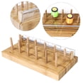 thumbnail image 3 of Soporte de carrete de 1 pieza, organizador de madera nal, tornillo de banco hecho a mano, herramienta portátil, de costilla estable, Soledad Estación de carrete, 3 of 10