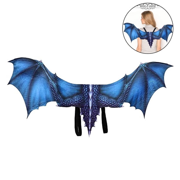 Alas de dragón de Halloween, accesorios de disfraz de dragón, alas de dragón no tejidas, accesorio para adultos Adepaton 221172-2